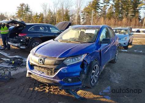 2019 Honda Hr-V Sport z USA, uszkodzony, nr VIN 3CZRU6H16KG705163